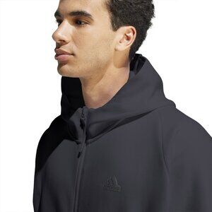 $100 Mens MEDIUM Adidas Z.N.E. Fleece Hoodie Triple Black IN5089 Aeroready yeezy